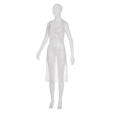 AMPri Med-Comfort Einwegschürze, 75 × 140 cm, weiß - 1 Packung = 50 Stück