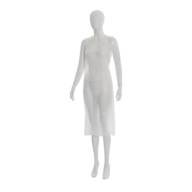MED-COMFORT Einwegschürze, weiß, 80 x 125 cm - 1 Karton = 10 Packungen à 100 Stück