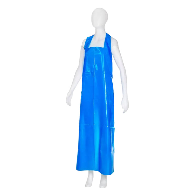 AMPri Med-Comfort Einwegschürze, 100 × 150 cm, blau - 1 Karton = 4 Packungen à 50 Stück