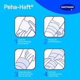 Hartmann Peha-haft Kohäsive Fixierbinde 8 cm x 4 m, elastisch - Ansicht 4