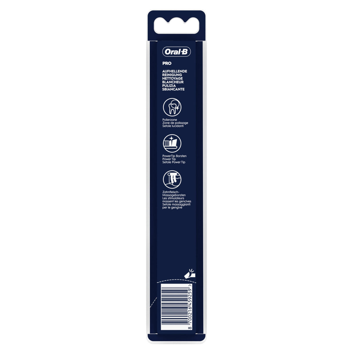 Oral-B Pro-3DWhite Zahnbürste 40 Medium mit Aktivkohle-Borsten – Ansicht 2