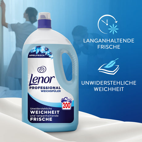 P&G Professional Lenor Weichspüler Aprilfrisch – 200 Waschladungen – Ansicht 3