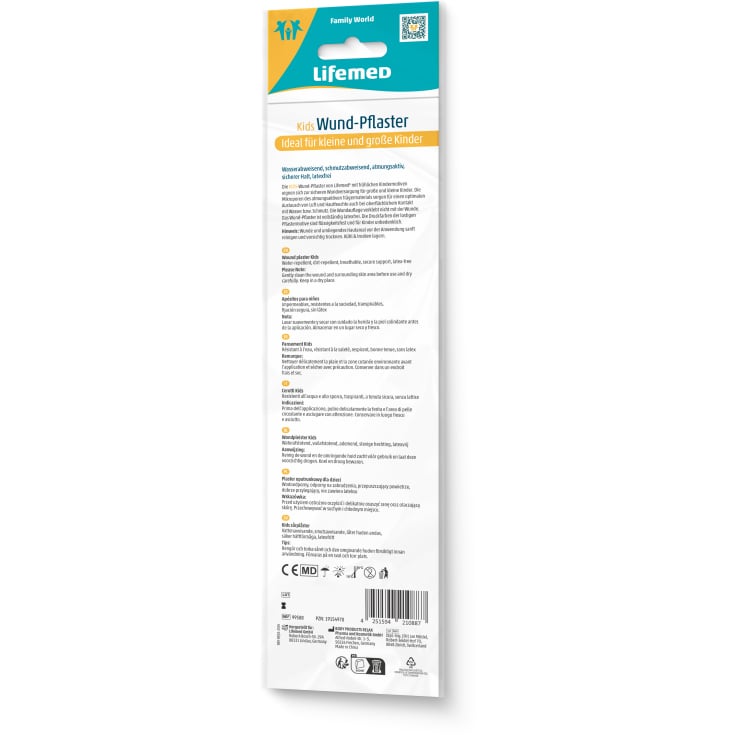 Lifemed Wundpflaster Kids latexfrei Motive - 50 cm x 6 cm
