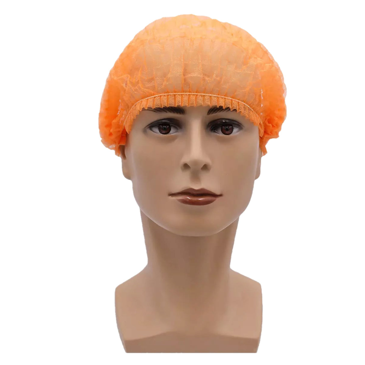MED-COMFORT Klipphauben, PP, 52 cm - 1 Packung = 100 Stück, Farbe: orange
