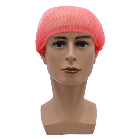 MED-COMFORT Klipphauben, PP, 52 cm - 1 Karton = 10 Packungen à 100 Stück, Farbe: rot