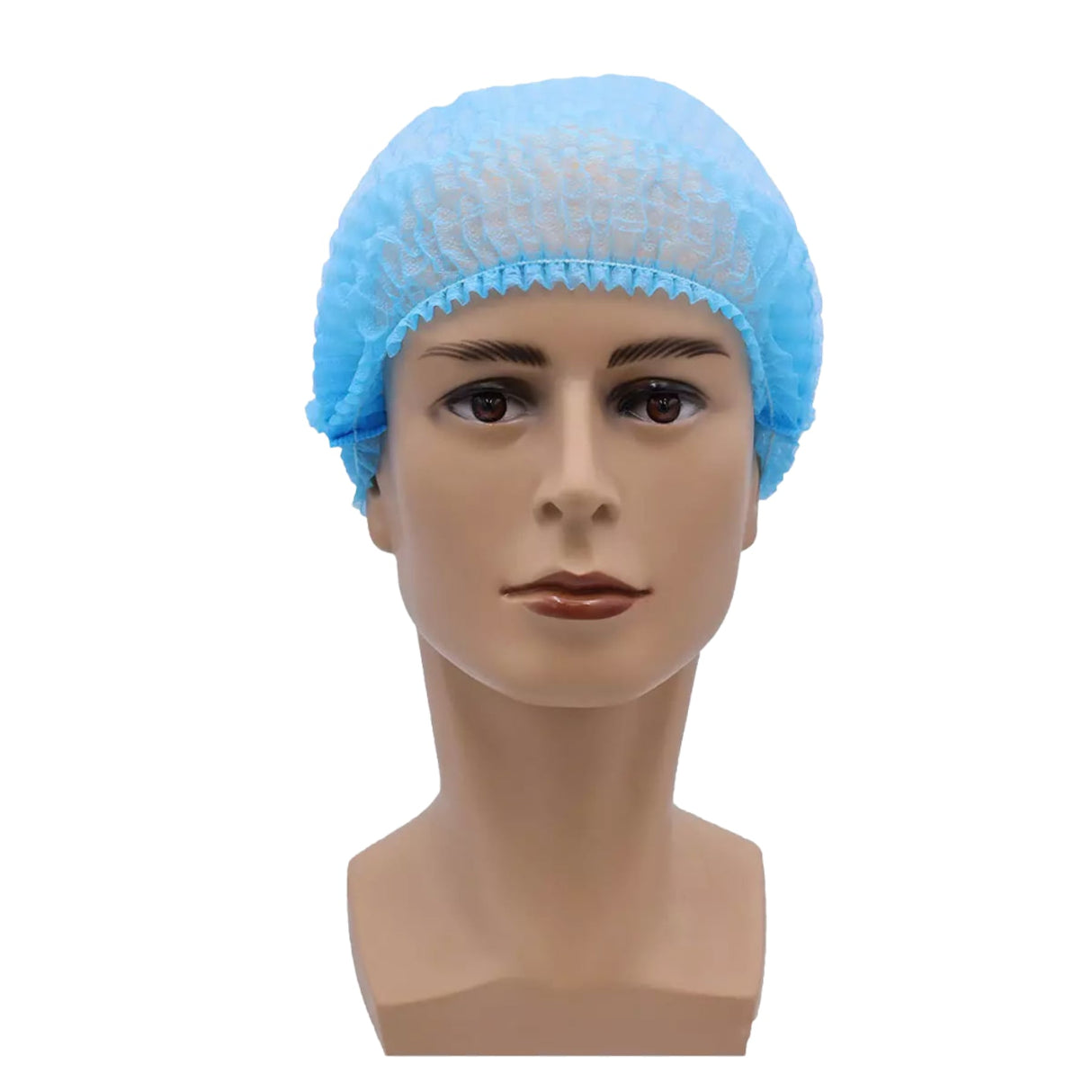 MED-COMFORT Klipphauben, PP, 52 cm - 1 Karton = 10 Packungen à 100 Stück, Farbe: blau