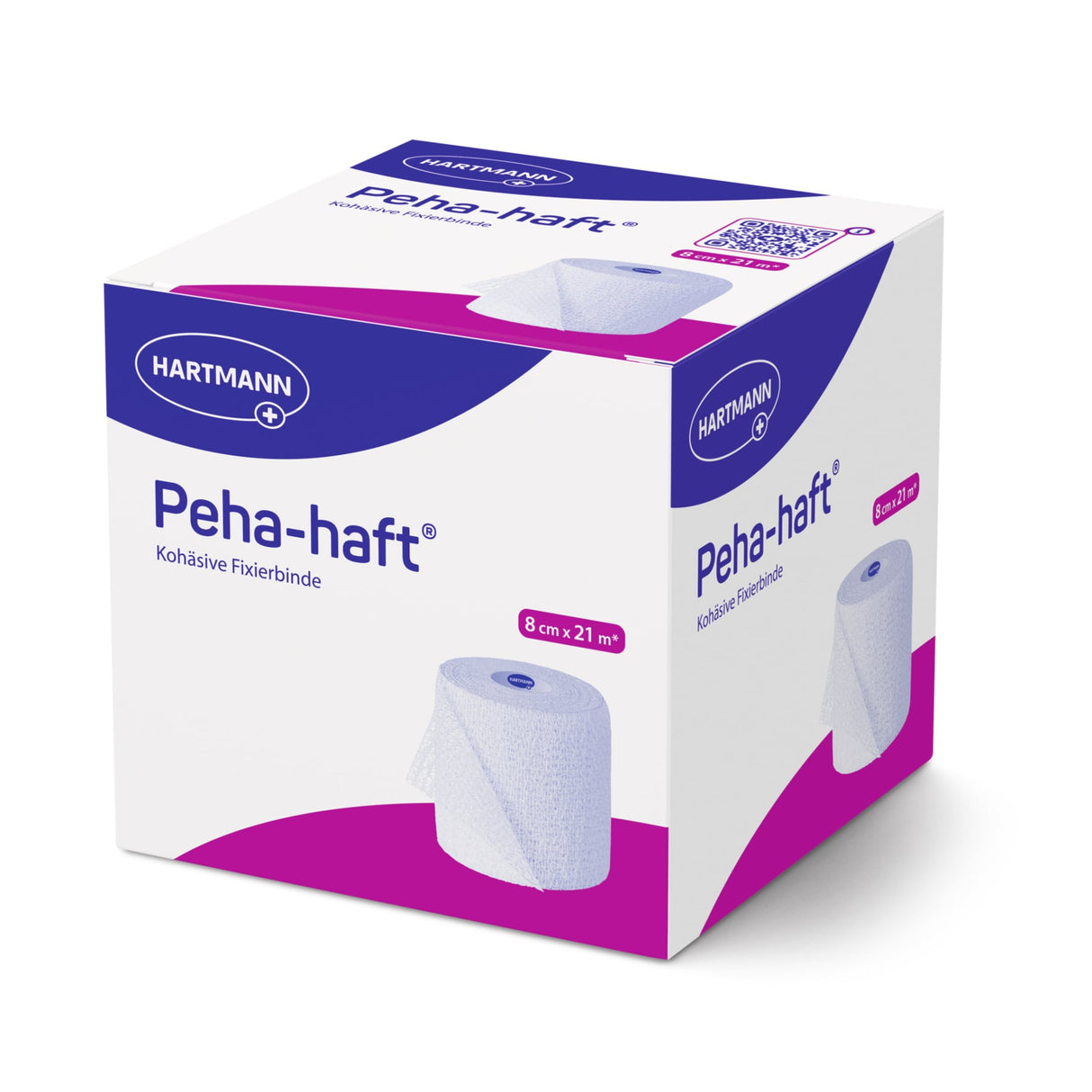 Hartmann Peha-haft Fixierbinde 8 cm x 21 m, elastisch, kohäsiv