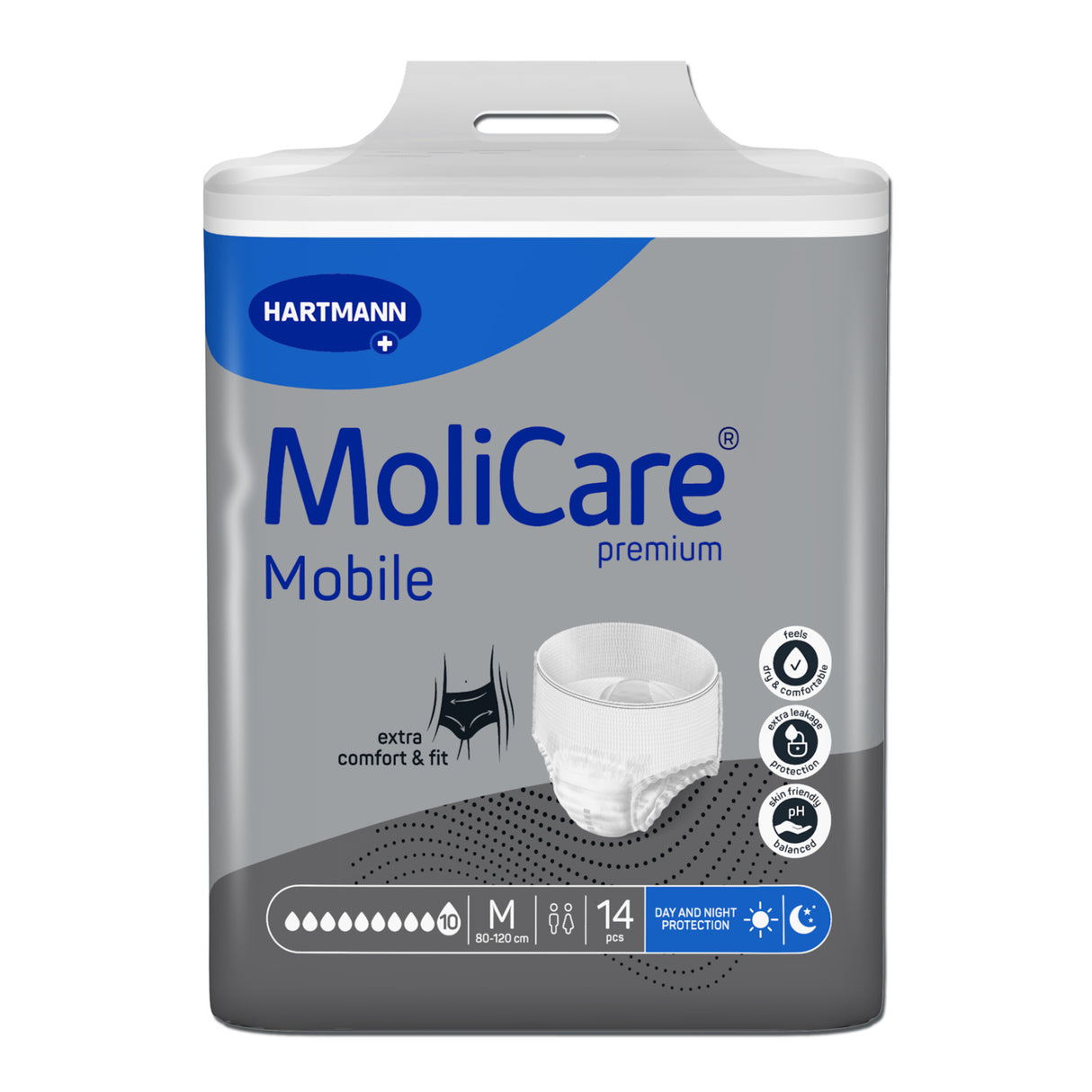 MoliCare Premium Mobile Inkontinenz Pants, 10 Tropfen