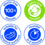 BODE Bacillol Zero Tissues Flächendesinfektionstücher Big-Pack 20 x 18 cm – Ansicht 4