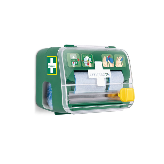 Cederroth Soft Foam 2in1 Verbandspender mit Wandbefestigung, gefüllt