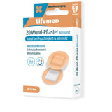 Lifemed Allround Wund Pflaster rund - Ø 2,5 cm – 1 Packung = 20 Stück