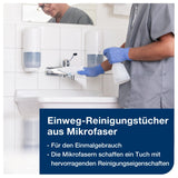 Tork Mikrofaser Einweg Reinigungstücher, weiß – Ansicht 4