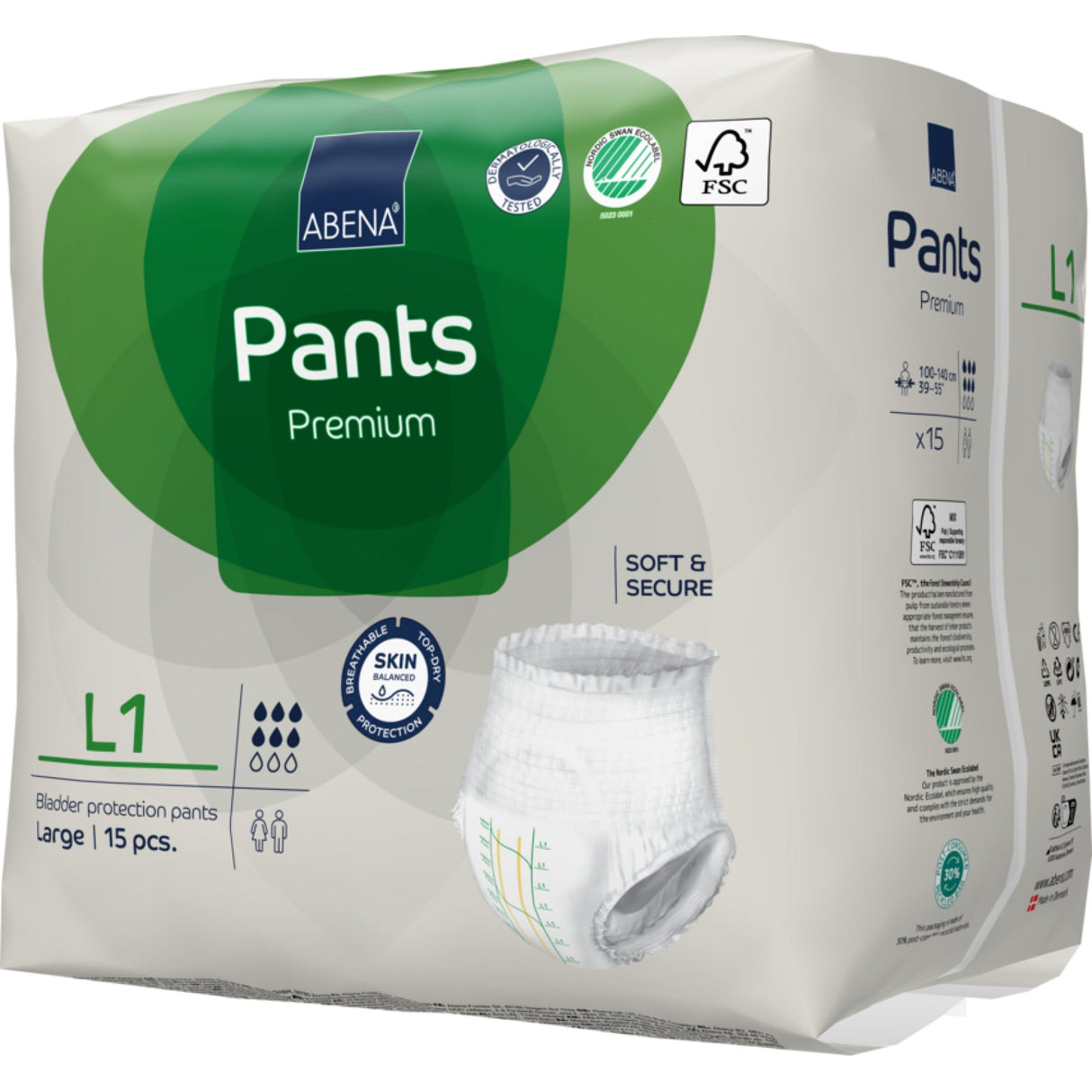 Abena Pants Premium Inkontinenzhosen, Gr. XS–XXL