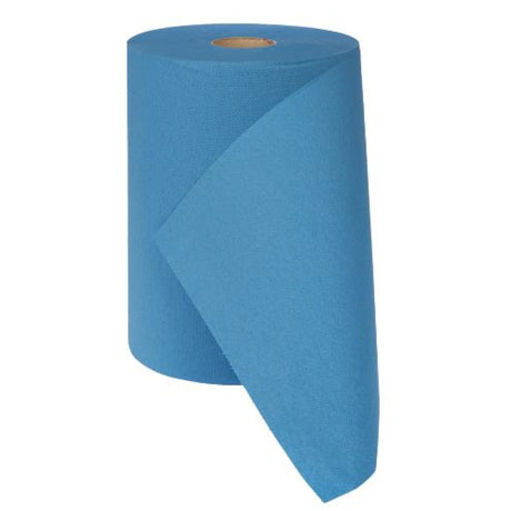zetPutz Multiclean Putztuchrolle, blau, 2-lagig – saugstark, fusselarm, verleimt