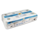 ZVG Toilettenpapier 3-lagig, weiß – 250 Blatt/Rolle, mit Blumendekor – Ansicht 2