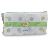 ZVG Toilettenpapier 2-lagig, weiß – 400 Blatt/Rolle, hoher Weißegrad