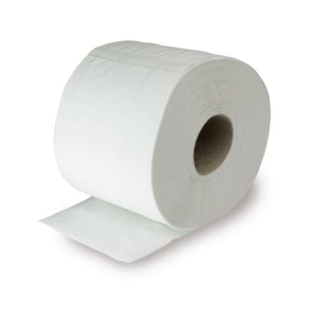 ZVG Toilettenpapier 2-lagig, weiß – 400 Blatt/Rolle, hoher Weißegrad – Ansicht 3