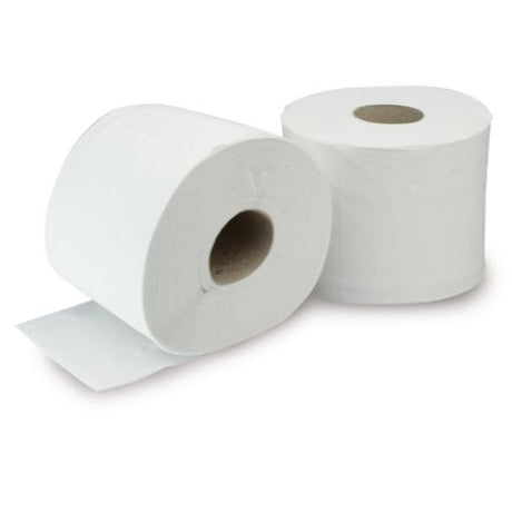 ZVG Toilettenpapier 2-lagig, weiß – 400 Blatt/Rolle, hoher Weißegrad – Ansicht 4