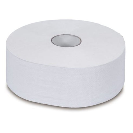ZVG zetGigant Toilettenpapier 2-lagig, weiß – 350 m/Rolle, für Großrollenspender
