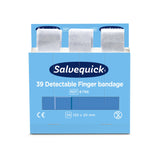 Cederroth Salvequick Blue Detectable Fingerverband, extra lang