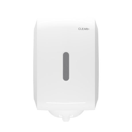 CWS Clear+ Centerfeed Handtuchspender mit Sichtfenster, abschließbar