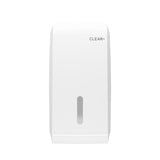 CWS Clear+ Einzelblatt-Toilettenpapierspender, abschließbar, für V-Falz-Papier