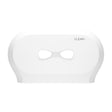 CWS Clear+ Midi-Toilettenpapierspender, abschließbar, für 2 Rollen mit Ersatzrollenfunktion