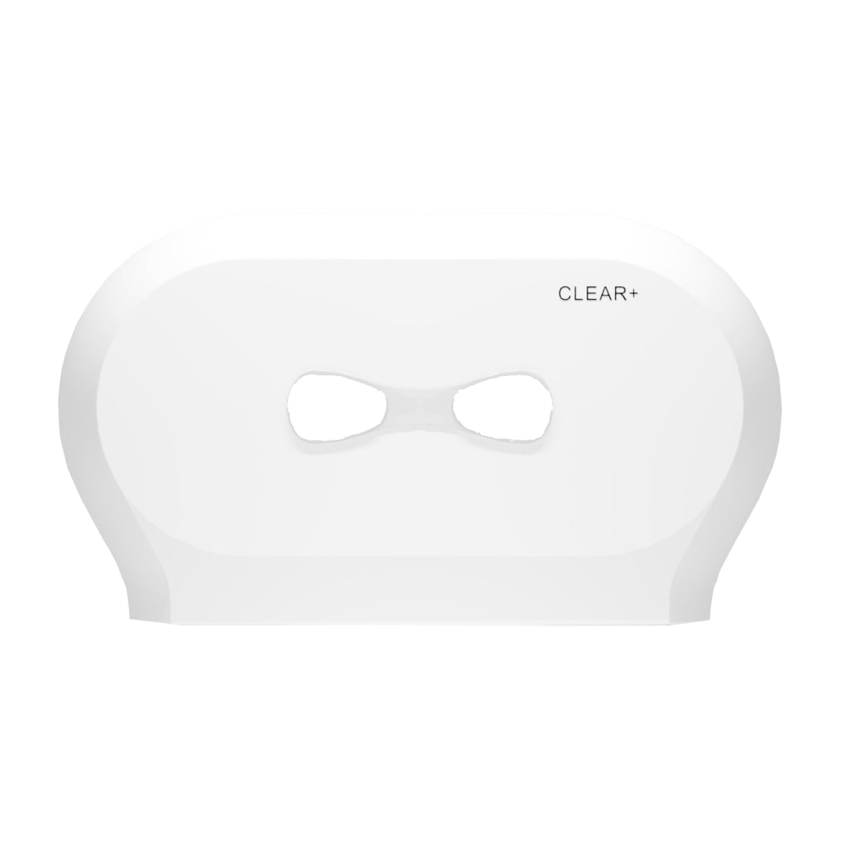 CWS Clear+ Midi-Toilettenpapierspender, abschließbar, für 2 Rollen mit Ersatzrollenfunktion