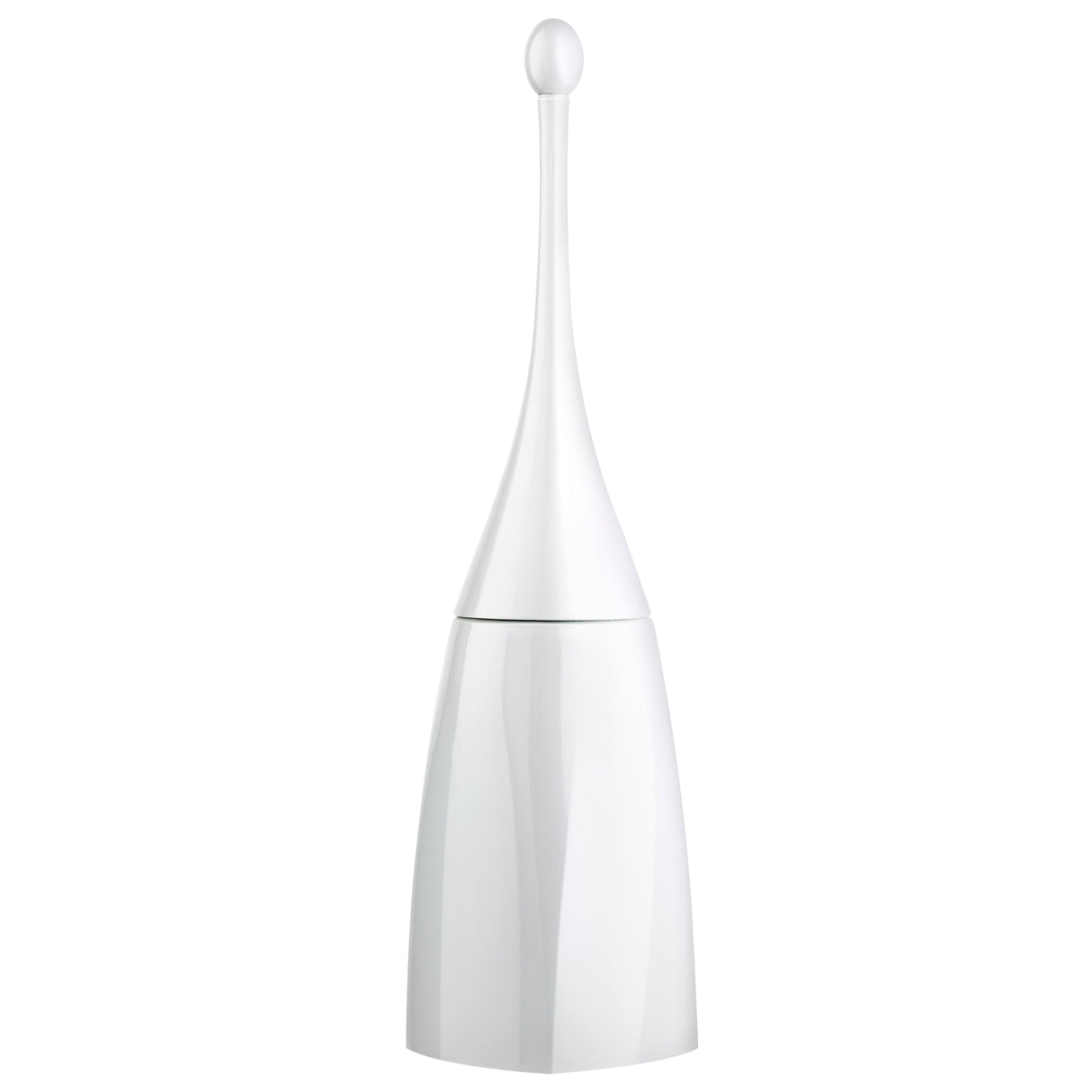 CWS Clear plus WC-Bürste, bodenstehend, weiß, mit Geruchs- und Sichtschutz