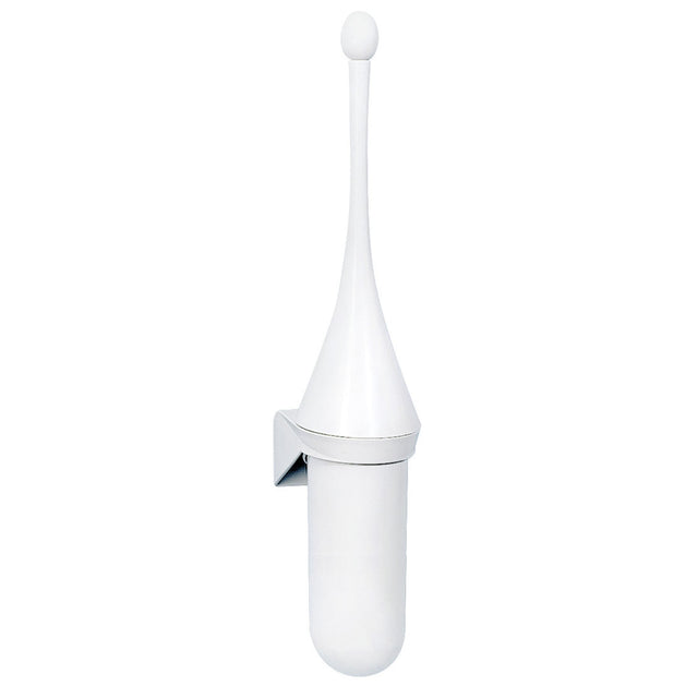 CWS Clear plus WC-Bürste, wandhängend, weiß, mit Geruchs- und Sichtschutz