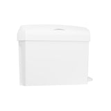 CWS Clear plus Hygiene-Behälter mit Fußpedal, 15 Liter, weiß
