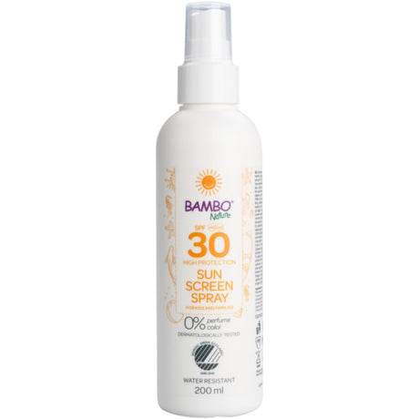 Bambo Nature Sonnenschutz LSF 30 – 200 ml Sprühflasche