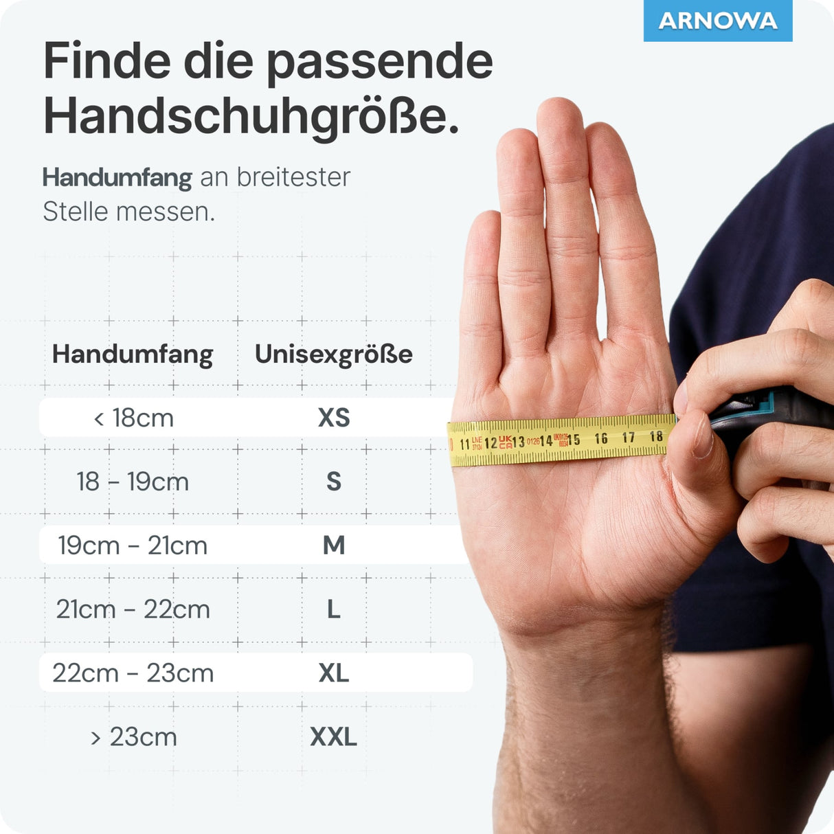 ARNOMED Nitril Blue Einmalhandschuhe, puderfrei, blau – extra reißfest – Ansicht 8
