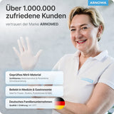ARNOMED Nitril White Einmalhandschuhe, puderfrei, weiß – hautfreundlich – Ansicht 9