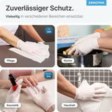 ARNOMED Nitril White Einmalhandschuhe, puderfrei, weiß – hautfreundlich – Ansicht 6