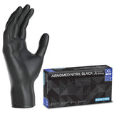 ARNOMED Nitril Black XTRA STRONG Einmalhandschuhe, puderfrei, schwarz – extra stark – Ansicht 3