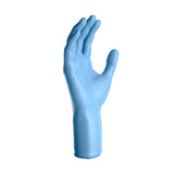 ARNOMED Nitril Blue XTRA LONG Einmalhandschuhe, puderfrei, blau – extra lang & reißfest – Ansicht 2