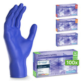 ARNOMED Nitril Ocean Blue Einmalhandschuhe, puderfrei, blau – Ansicht 4