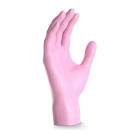 ARNOMED Nitril Blossom Rose Einmalhandschuhe, puderfrei, rosa – Ansicht 2