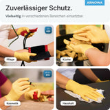 ARNOMED Nitril Sunflower Yellow Einmalhandschuhe, puderfrei, gelb – Ansicht 6