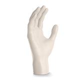 ARNOMED Latex Einmalhandschuhe, puderfrei, naturfarben, reißfest – Ansicht 2