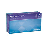 ARNOMED Vinyl Einmalhandschuhe, puderfrei, transparent, mit Rollrand – Ansicht 1