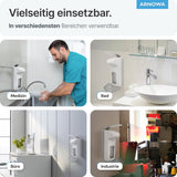 ARNOMED Desinfektionsmittelspender, ABS Kunststoff, weiß, individuell dosierbar – Ansicht 3