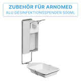 ARNOMED Tropfschale, Kunststoff, weiß, für Desinfektionsmittelspender – Ansicht 2