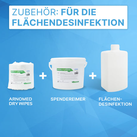 ARNOMED Dry Wipes Vliestuchrolle, weiß, saugstark, 28 x 30 cm – Ansicht 5