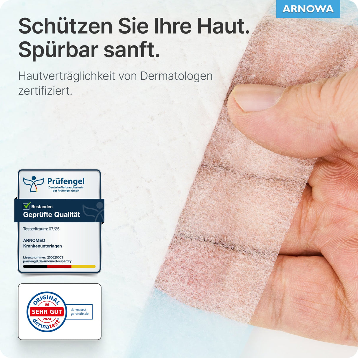 ARNOMED SUPERDRY Krankenunterlagen, 5-lagig, saugstark – Ansicht 4