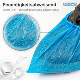 ARNOMED COVER Überziehschuhe, CPE, blau, wasserabweisend – Ansicht 2