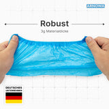 ARNOMED COVER Überziehschuhe, CPE, blau, wasserabweisend – Ansicht 3
