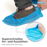 ARNOMED COVER Überziehschuhe, CPE, blau, wasserabweisend – Ansicht 5