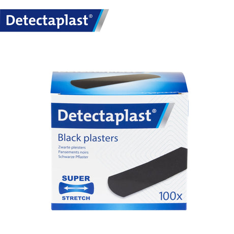 Detectaplast Super Stretch black Pflaster, schwarz – stark dehnbar und hypoallergen – Ansicht 5